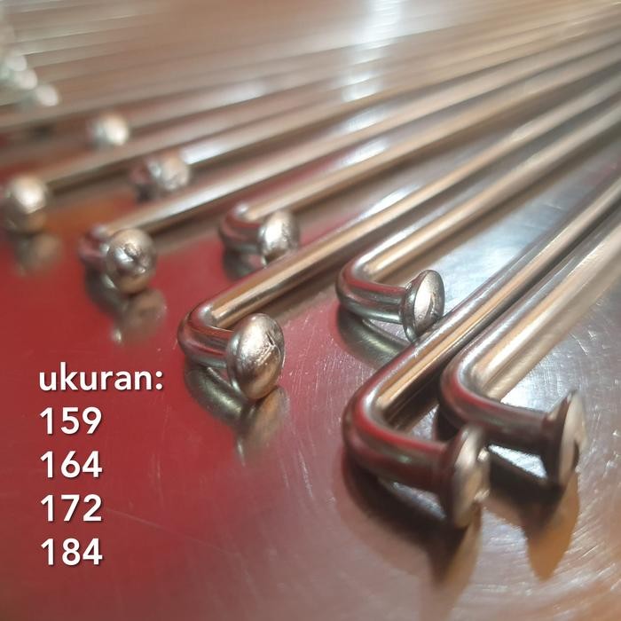 Ruji Stenles motor Spoke stainless motorcycle kualitas prima