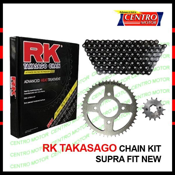 GEAR SET SUPRA FIT NEW RK TAKASAGO.DAPAT DI APLIKASI JUGA DI KHARISMA