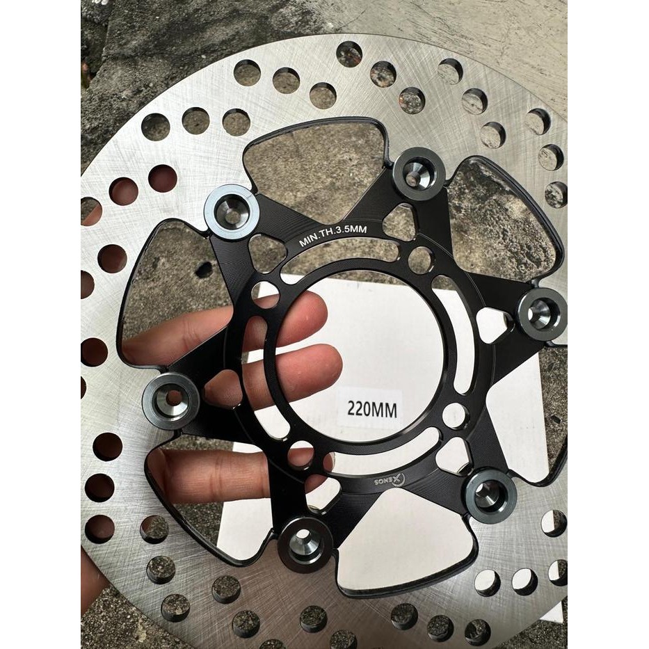 DISC PIRINGAN CAKRAM FLOATING 220MM BLADE-SUPRA125-REVO ABSOLUTE