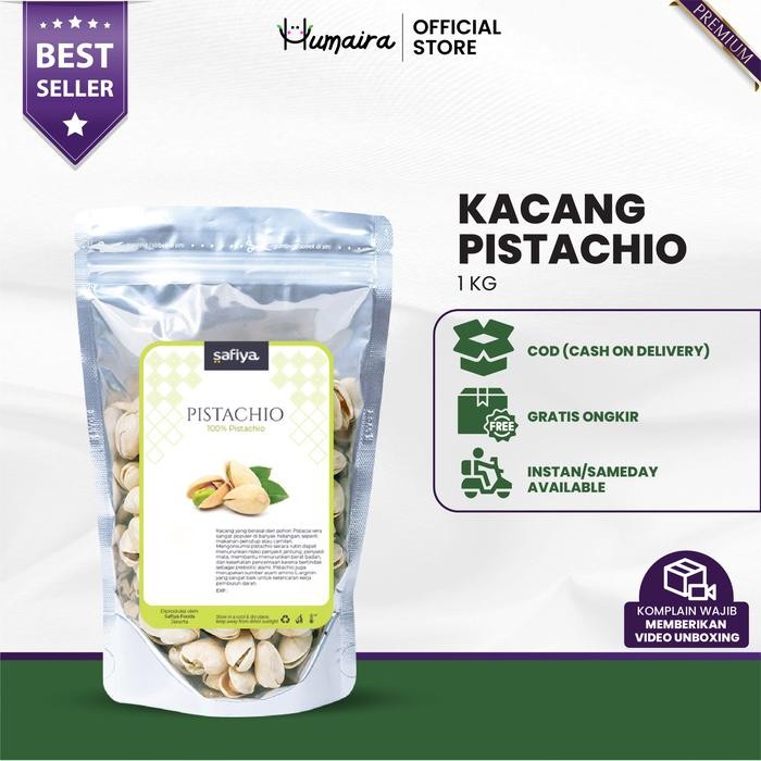 

Kacang Pistachio 1 Kg Original Kacang Arab Oleh Oleh Haji Umroh