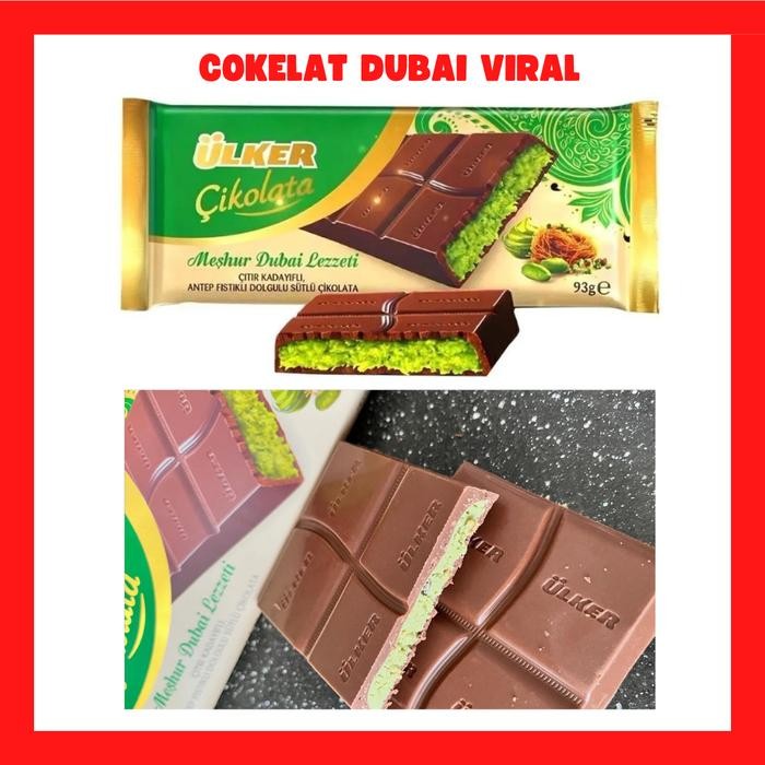 

Cokelat Dubai Pistachio Kemasan 93Gram Cokelat Dubai Viral