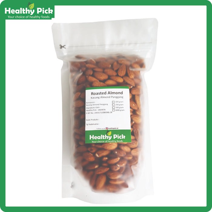 

Roasted Whole Almond 250Gr ( Kacang Almond Panggang )