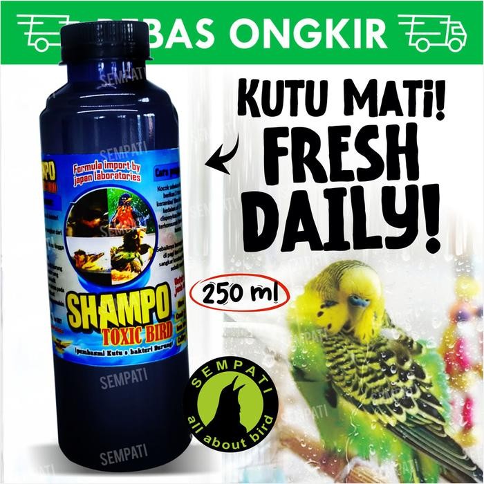 Shampoo burung shampo toxic bird bmw sampo mandi burung anti kutu