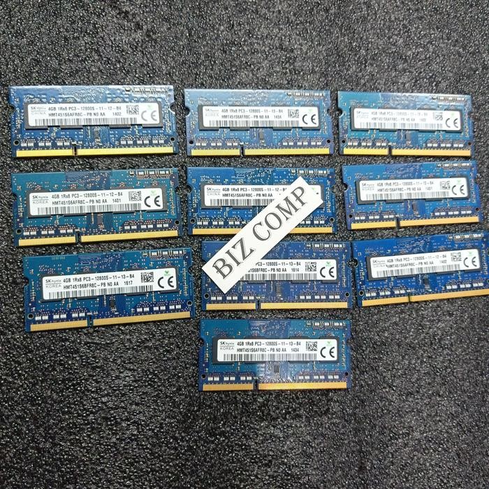 4GB 1RX8 PC3 12800S SKhynix RAM SODIM RAM LAPTOP DDR3 1600Mhz