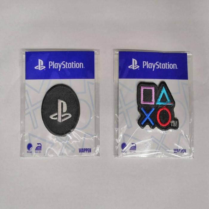 Bordir Merchandise Playstation - Wappen - Playstation Tanpa Jahit