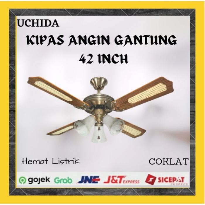 (Allthebest) Maspion Kipas Angin Gantung MCF42-203 AB Kipas Angin Gantung