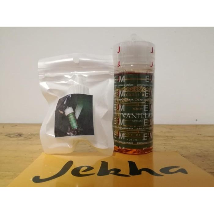 (Allthebest) ketengan ecer eceran ejm tickets vanilla custard 3mg 6mg