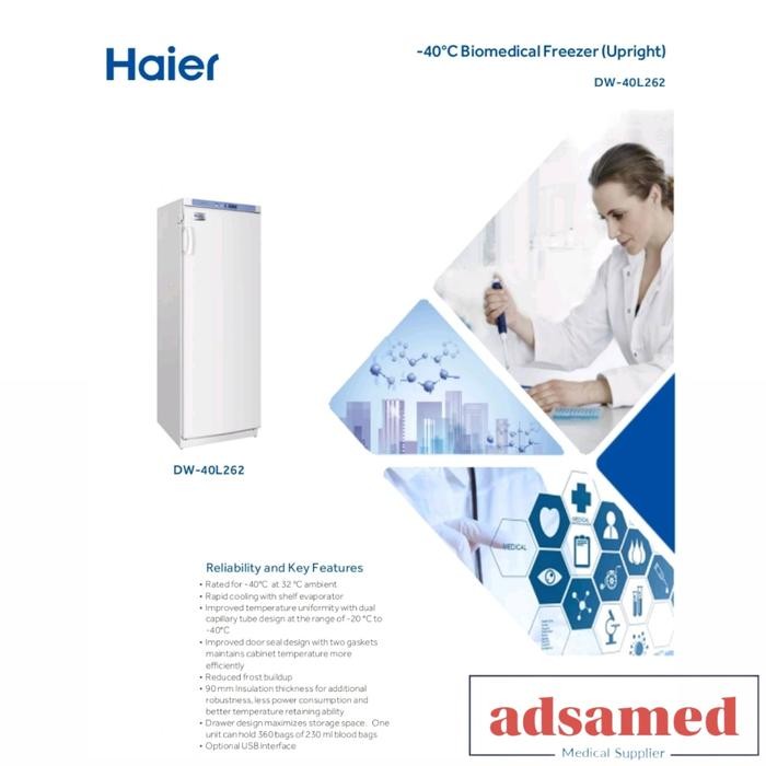 Biomedical Freezer -40 Haier DW-40L262 / Refrigerartor Haier Ice line