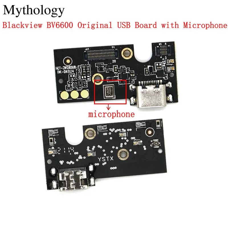 For Blackview BV6600 Pro Original USB Board Microphone Dock Connector For BV6600E Mobile Phone Charg