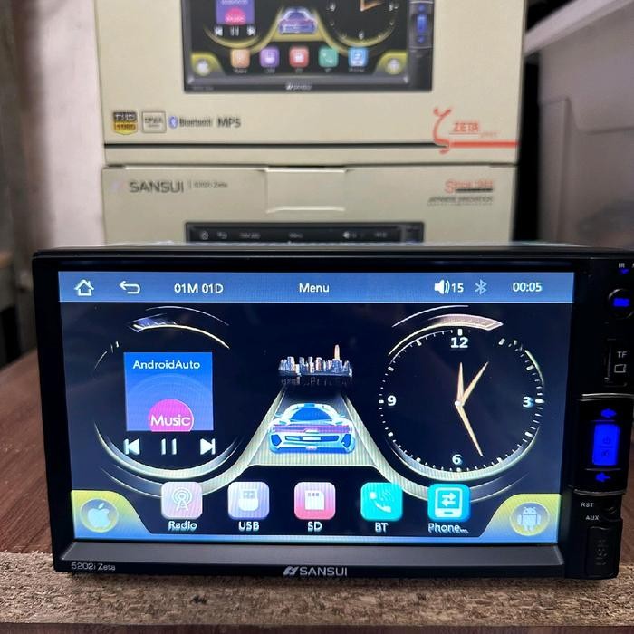 Deckless Sansui SA 5202i Zeta/Doubledin Sansui MP5/Sansui 5202i 7"/Deckless Sansui Carplay Car