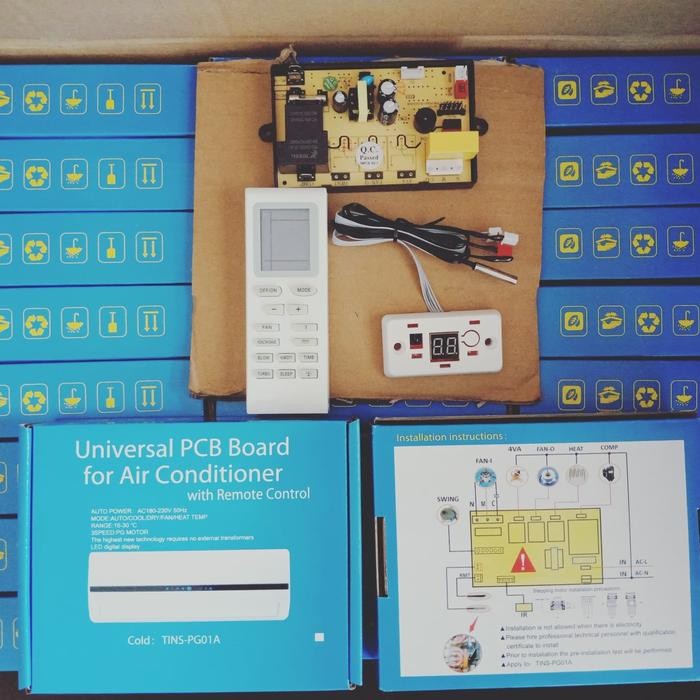 Universal PCB board AC with Remote Control