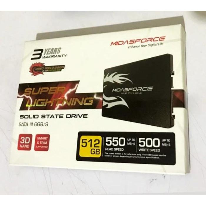 SSD Midasforce Laptop Thinkpad X240 X250 X260 Super Lightning SATA