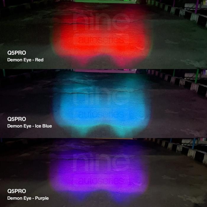 Lampu Led Tembak Sorot Laser 2 Warna Original Luminos Q5