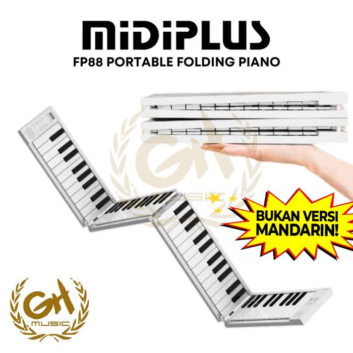 MIDIPLUS FP88 PORTABLE FOLDING PIANO LIPAT BUAT LATIHAN DAN RECORDING