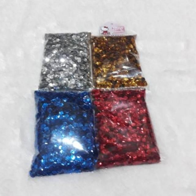 (Expert) BORCI / manik payet bulat, payet piring, ramboci, diameter 6