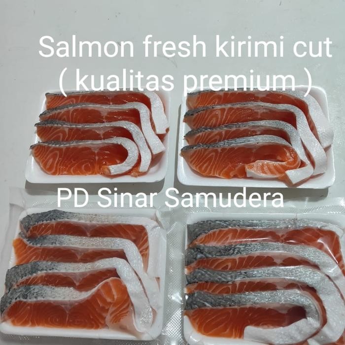 

Ikan Salmon Kirimi cut ( Fresh )