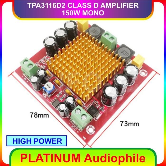 [Expret] TPA3116 Amplifier Mono 150W TPA3116D2 Class D Amplifier 150W XH M544