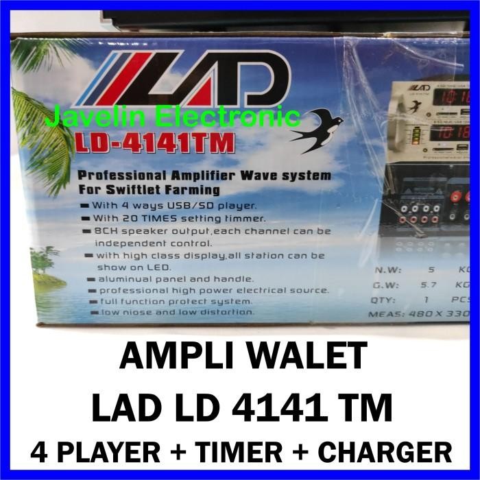 [Expret] Amplifier Walet LAD LD 4141T / 4141 TM / Ampli Walet LD 4141 T