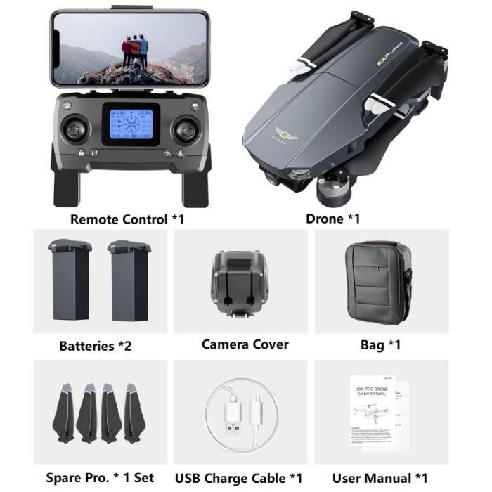 [Expret] JJRC X20 MAX Anti Nabrak 6K IMX Camera 3-Axis Gimbal GPS 5G Drone