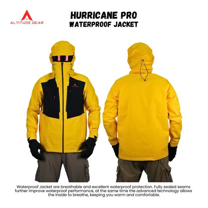 TERBARU Altitude Gear Hurricane Pro Jaket Gorpcore Outdoor Pria Wanita Goretex Waterproof BISA