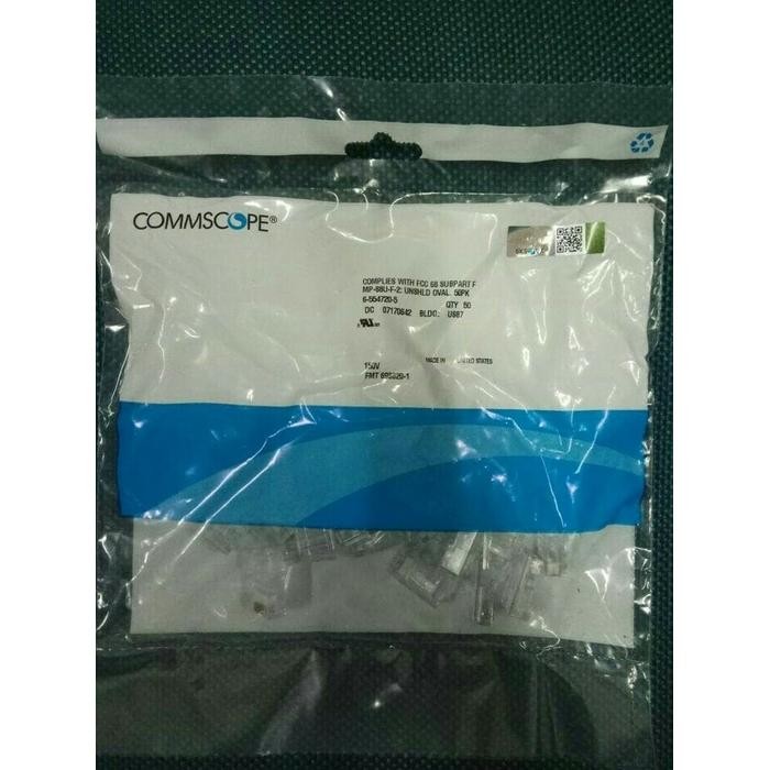 Connector Konektor Rj45 Amp Commscope Comscope Cat5E Cat 5E Original