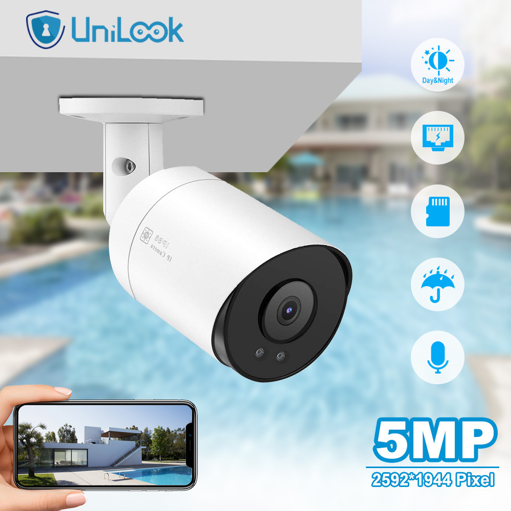 UniLook 5MP IP Camera Outdoor POE Bullet Hikvision Compatible With