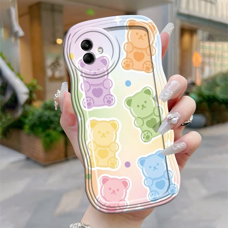 Casing Hp Untuk Samsung Galaxy A04 A04E A04s F04 M04 Case Casing Softcase beruang kecil Kesing gelom