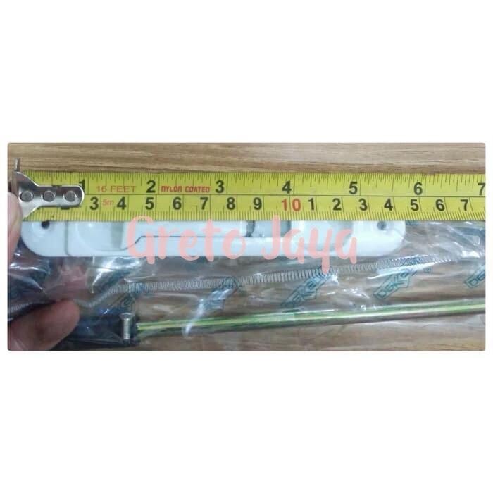 Expert Flush Bolt Spartan Selot Pintu Grendel tanam Aluminium Almunium DEKSON