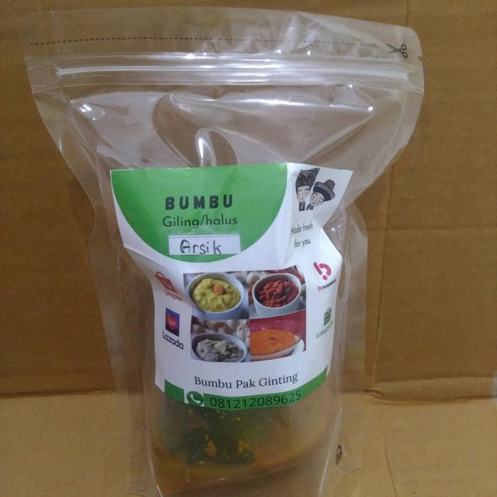 

Bumbu Arsik lengkap untuk 1 kg ikan