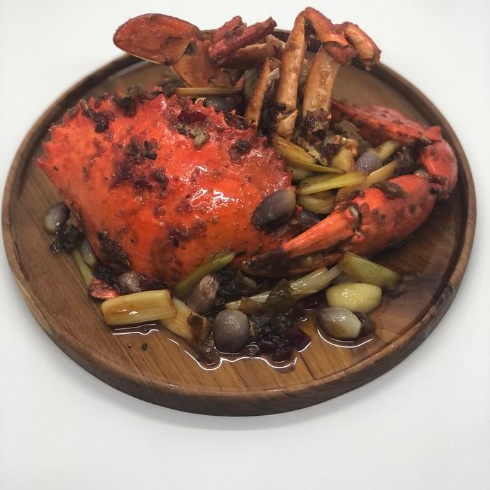 

Kepiting Caramelized Butter crab 1 ekor masakan kepiting