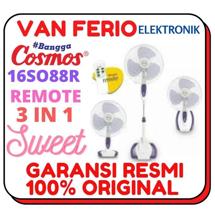 (Expert) COSMOS Kipas Angin 16 Inch 3 in 1 with Remote - 16SO88R