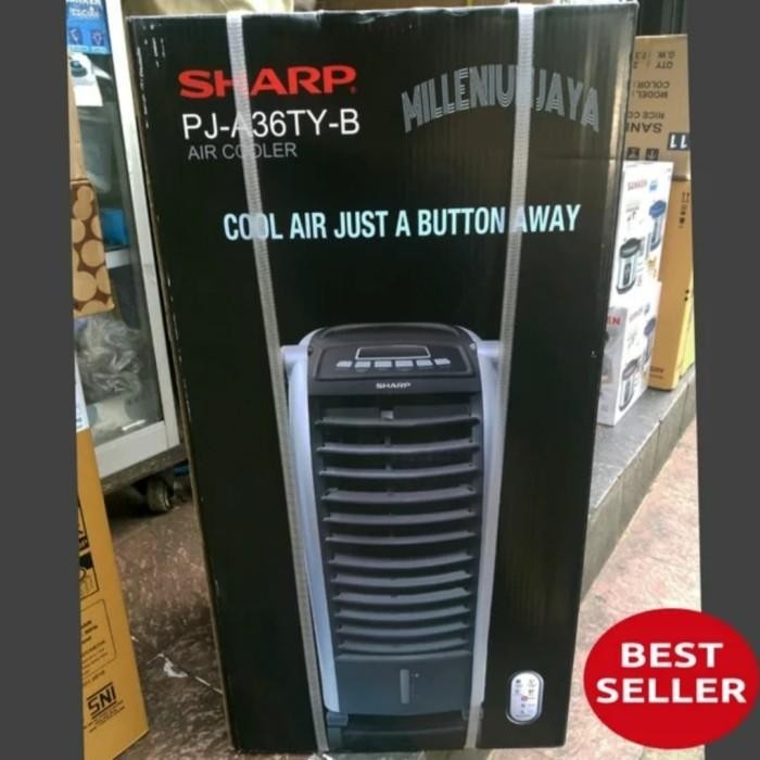 [Expret] SHARP AIR COOLER PJA36TY kipas angin AC dingin PORTABLE + REMOTE