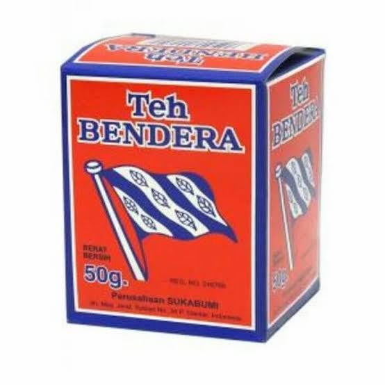 

teh bendera bubuk kotak 50gr 1pak isi 10