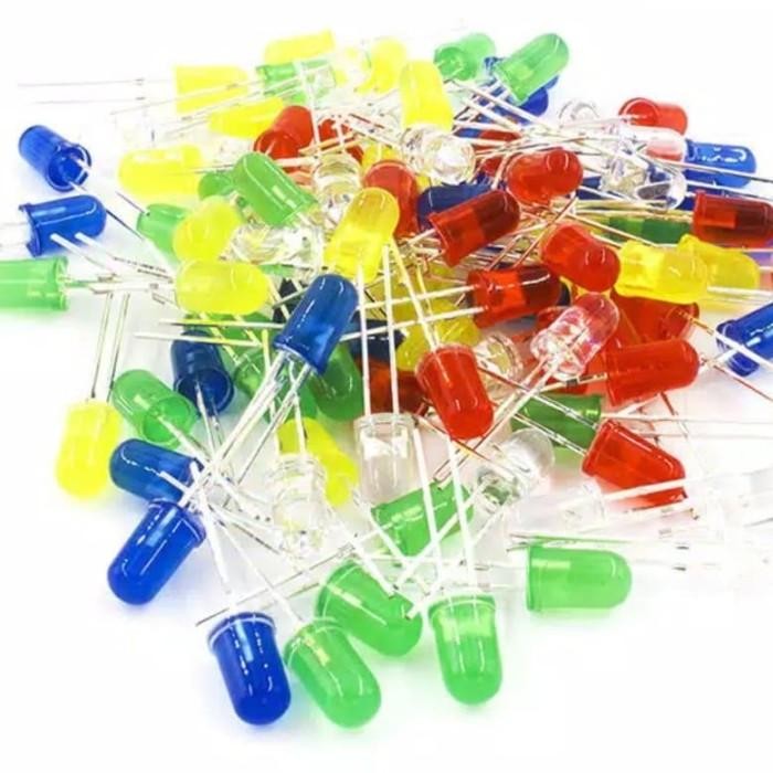 [Expert] paket lampu led 100 pcs 5mm 5 warna