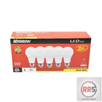 [Expert] Lampu LED Bohlam LED Krisbow 9 Watt - Kuning Warm White