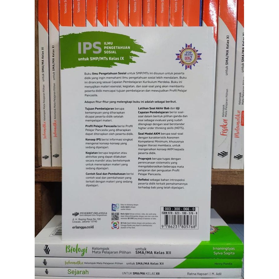 

Ready- Buku Ips Kelas 3/9 Smp Kurikulum Merdeka Erlangga