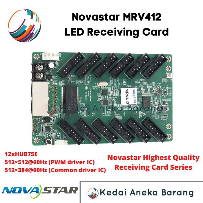 Novastar Mrv412 Led Receiving Card Rc Videotron Hub75 Mrv336 Mrv330