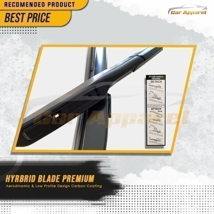 WIPER SUZUKI XL7 XL 7 RWB HYBRID CARBON COATING 2 PCS