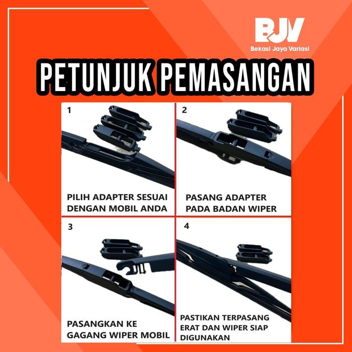 WIPER BELAKANG MOBIL HYUNDAI SANTA FE - REAR CAR WIPER KARET