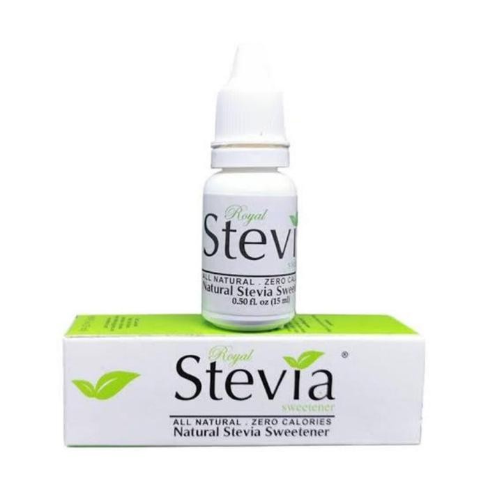 

New ROYAL STEVIA Tetes Stevia Sweetener Gula Cair 15 ml