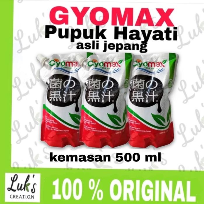 GYOMAX pupuk hayati kemasan uch 500 ml