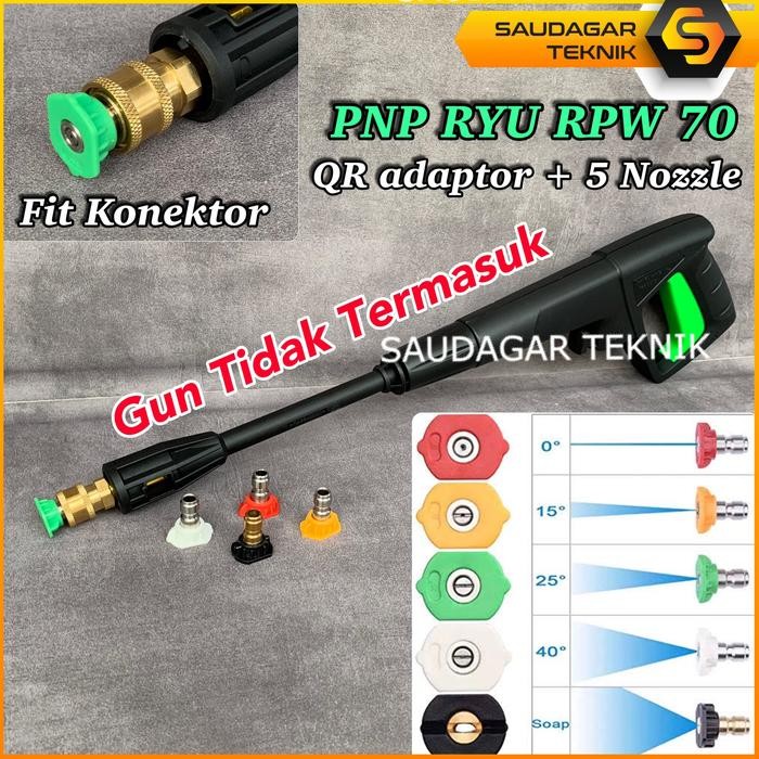 Adaptor Quick Release Gun Ryu Rpw 70 Quick Coupler Ryu Rpw70