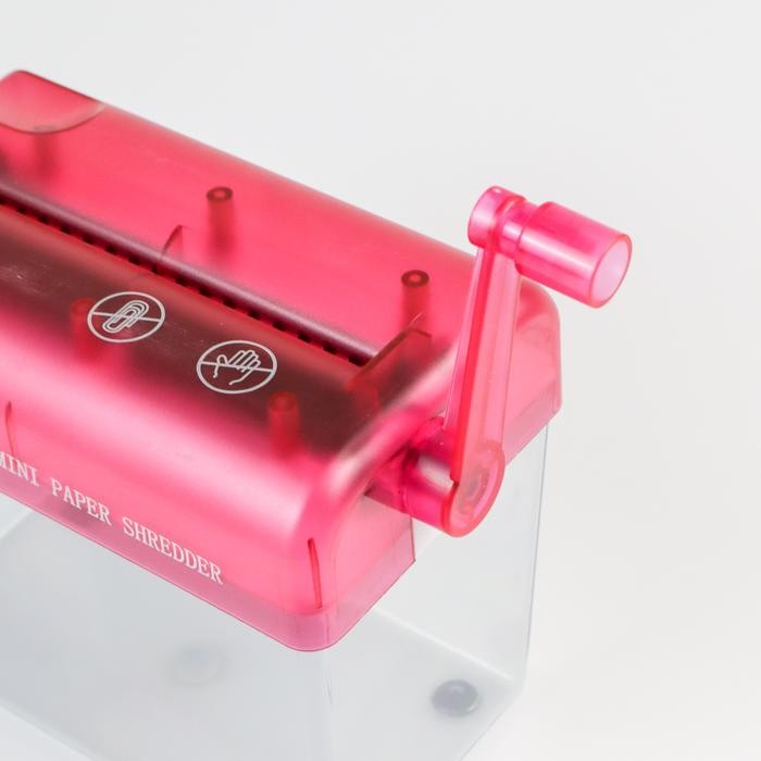 Mini Paper Shredder Penghancur Kertas Manual