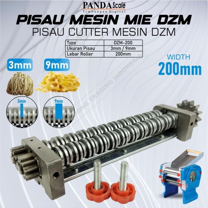 Colgate - Pisau Cutter Mesin Cetak Gilingan Mie Noodle Maker DZM-200 3mm 9mm
