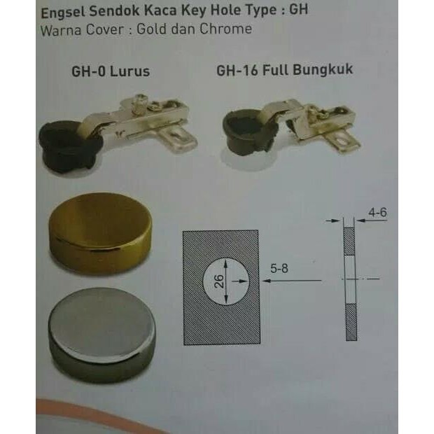 [Expert] ENGSEL SENDOK/ENGSEL PINTU LEMARI KACA HUBEN.. PERPASANG