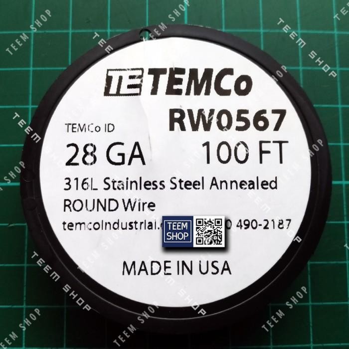 [Expert] Temco Stainless Steel 316L 28 AWG SS316L - Meteran