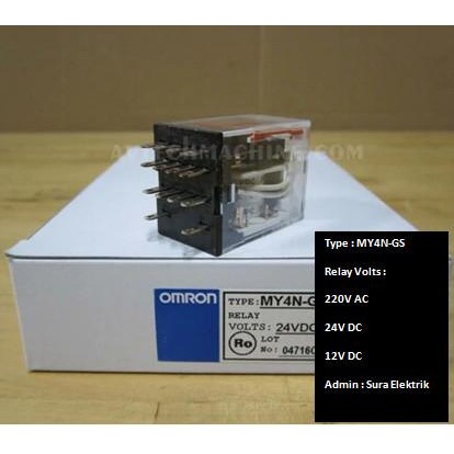 [Expert] Relay MY4N-GS 24V DC Omron ORIGINAL