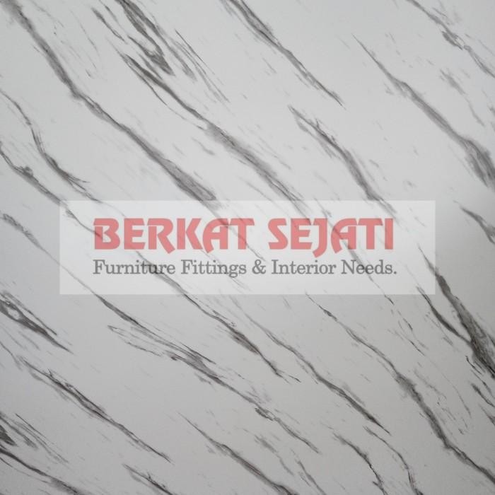 [Expert] Decosheet MARBLE / MARMER PUTIH Taco Pvc Sheet Decosit Tacon Alas Foto
