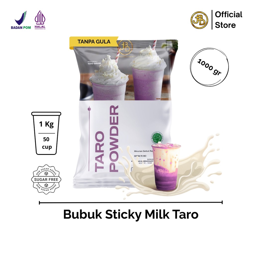 

Taro Powder 1Kg untuk Sticky Milk Ungu Viral | Modal Hemat, Untung Banyak | JBD