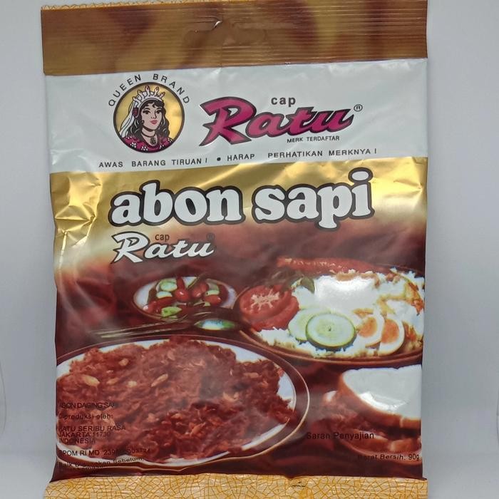 

Abon sapi asli cap Ratu